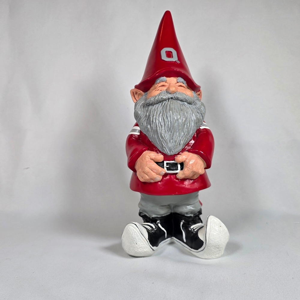 NEW CREATIVE Vintage 2004 Ohio State Buckeyes Garden Gnome NCAA Football OSU